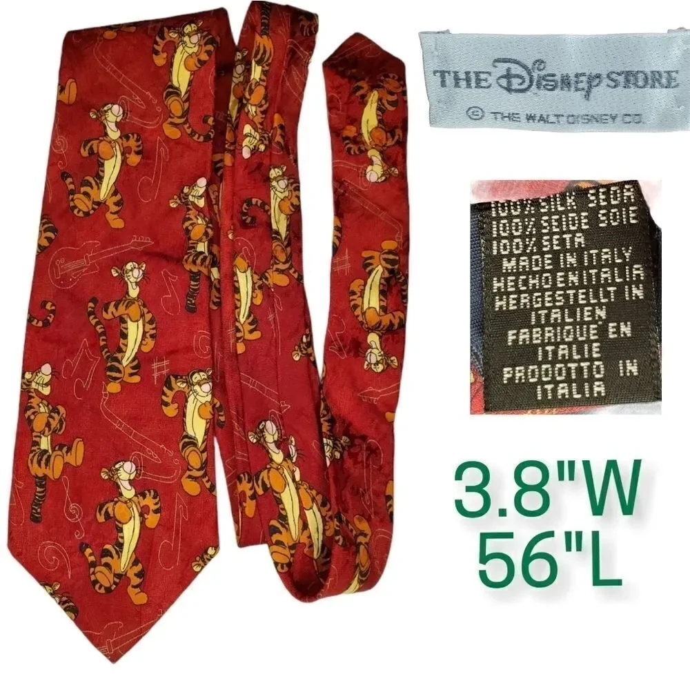 4 Vintage  Disney Winnie The pooh neck ties